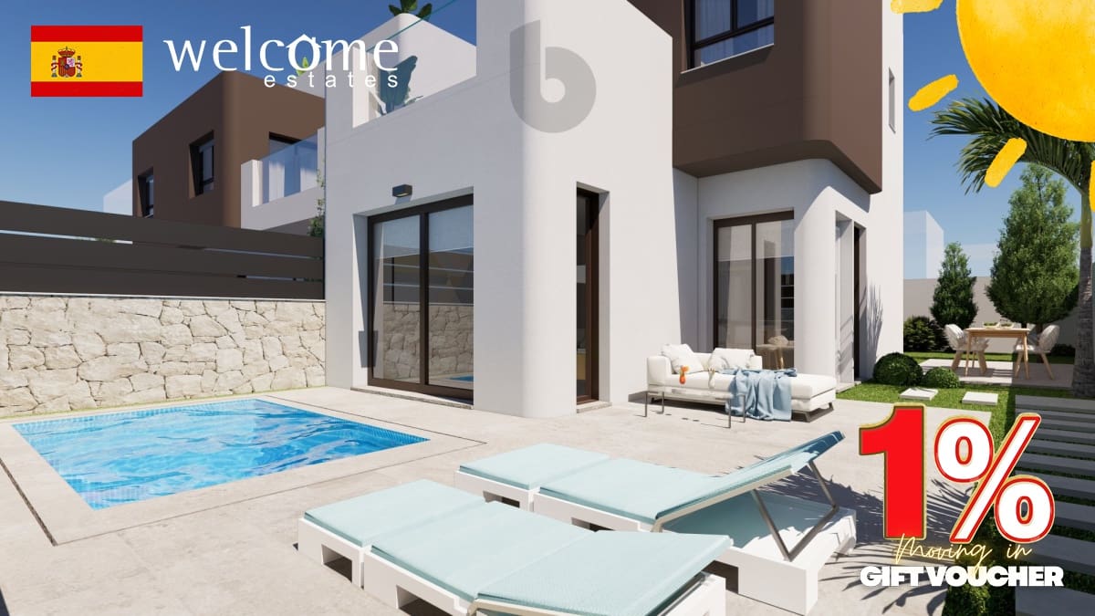 3 bedroom Villa for sale in Pilar de la Horadada with garage - € 499,000 (Ref: 7989340)