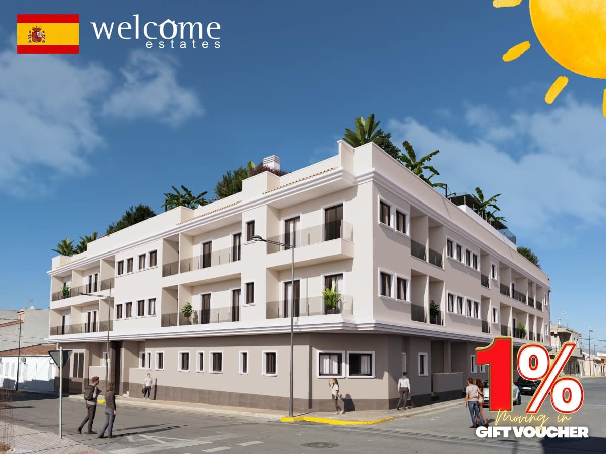 2 bedroom Apartment for sale in Algorfa with pool garage - € 159,000 (Ref: 8293676)