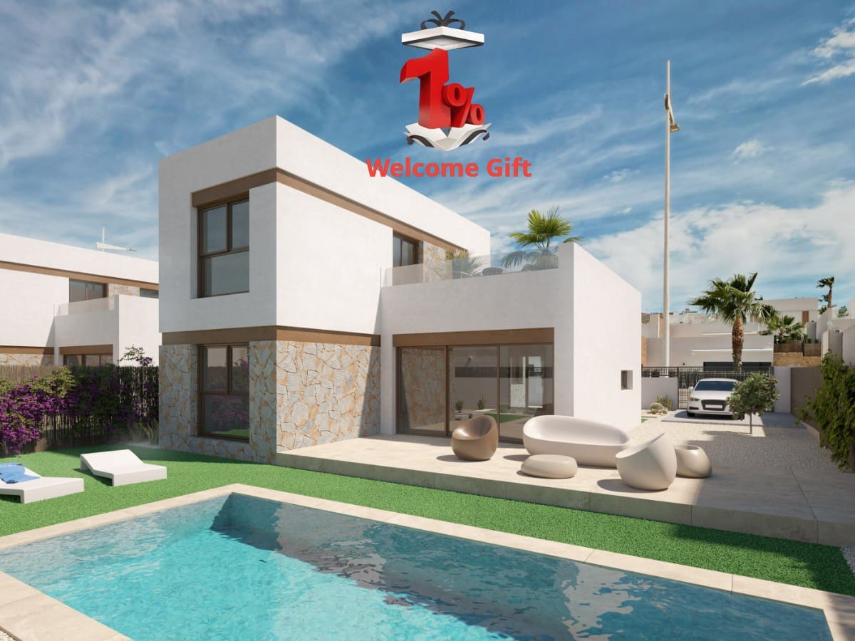 3 bedroom Villa for sale in Algorfa with pool garage - € 478,000 (Ref: 8410907)