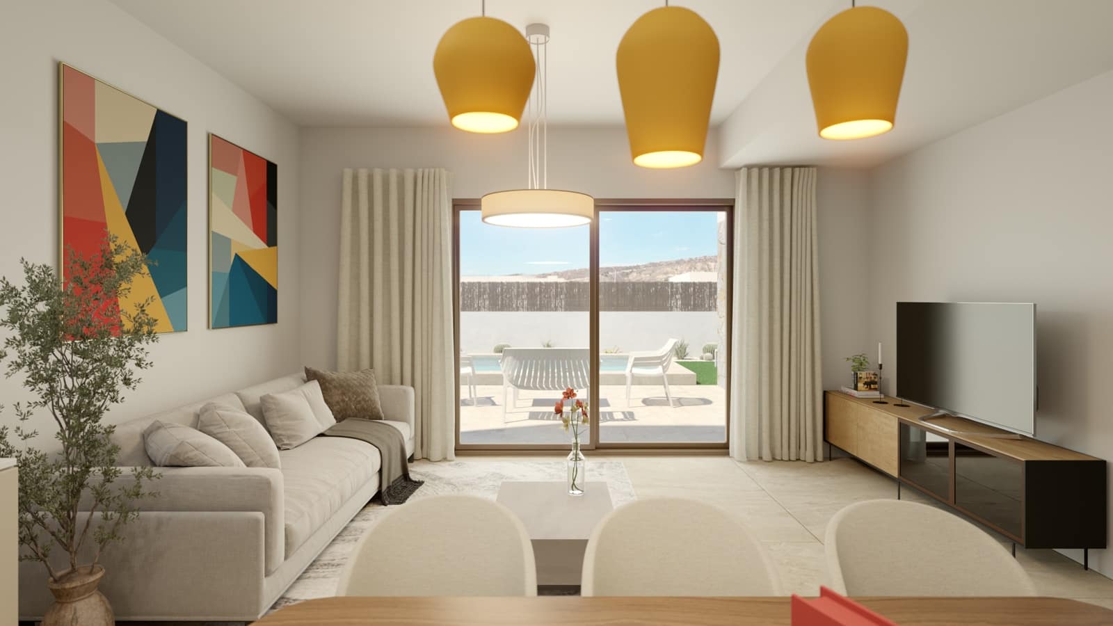 3 bedroom Villa for sale in Algorfa with pool garage - € 478,000 (Ref: 8410907)