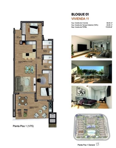 2 sypialnia Apartament na sprzedaż w Monforte del Cid z basenem garażem - 255 000 € (Ref: 8421782)