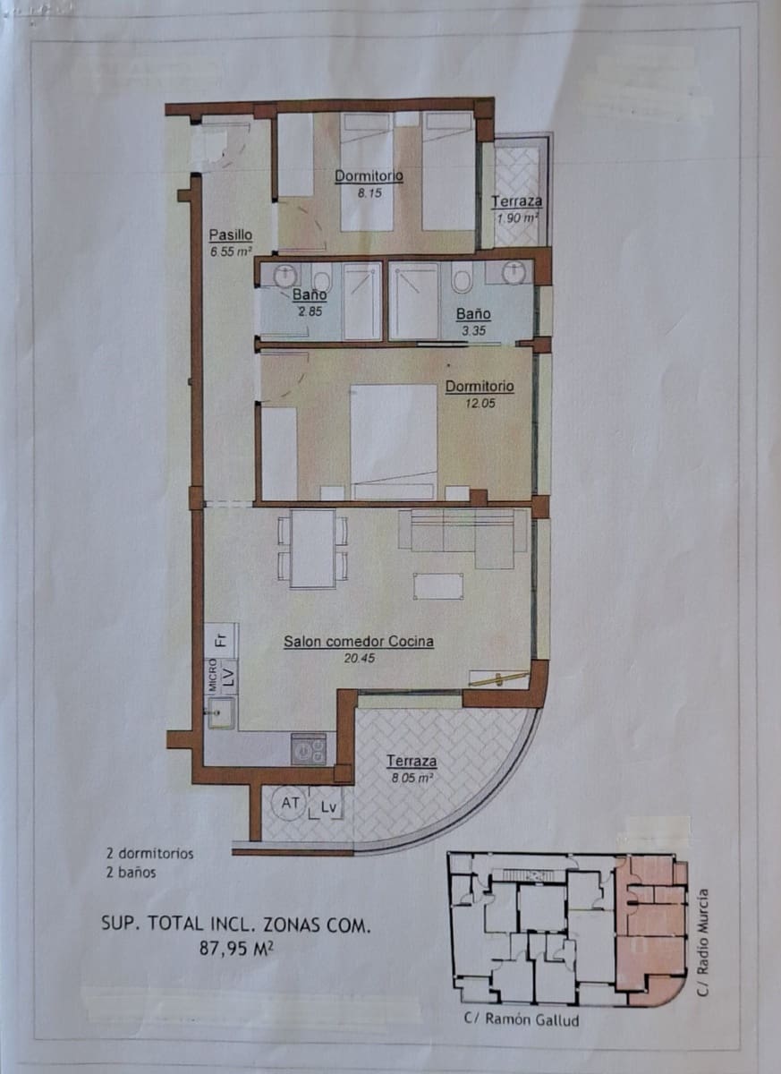 2 slaapkamer Appartement te koop in Torrevieja met zwembad - € 300.000 (Ref: 8868367)