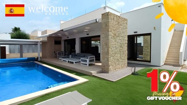 3 soveværelse Villa til salg i Vistabella, Orihuela med swimmingpool garage - € 449.500 (Ref: 9049222)