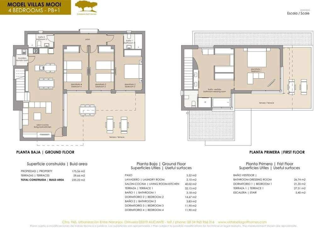 4 bedroom Villa for sale in Vistabella with pool garage - € 549,900 (Ref: 9329545)