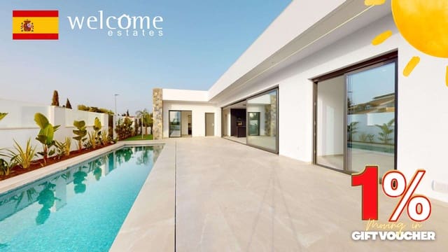 3 chambre Villa/Maison à vendre à Las Lomas de Rame - Bahía Bella, Los Alcázares avec piscine - 689 900 € (Ref: 9331907)