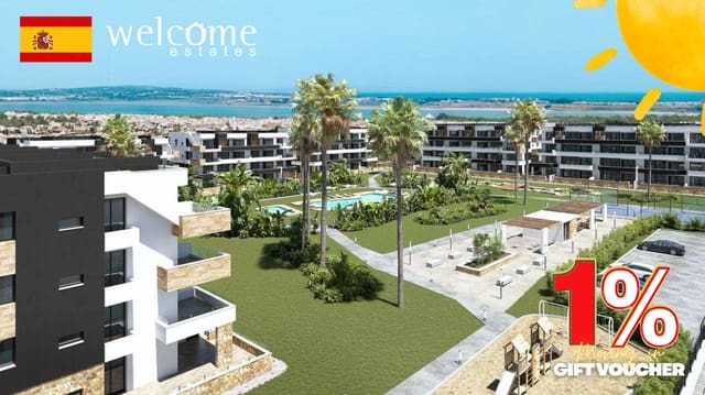 2 soveværelse Lejlighed til salg i La Siesta, Torrevieja med swimmingpool - € 334.000 (Ref: 9331915)