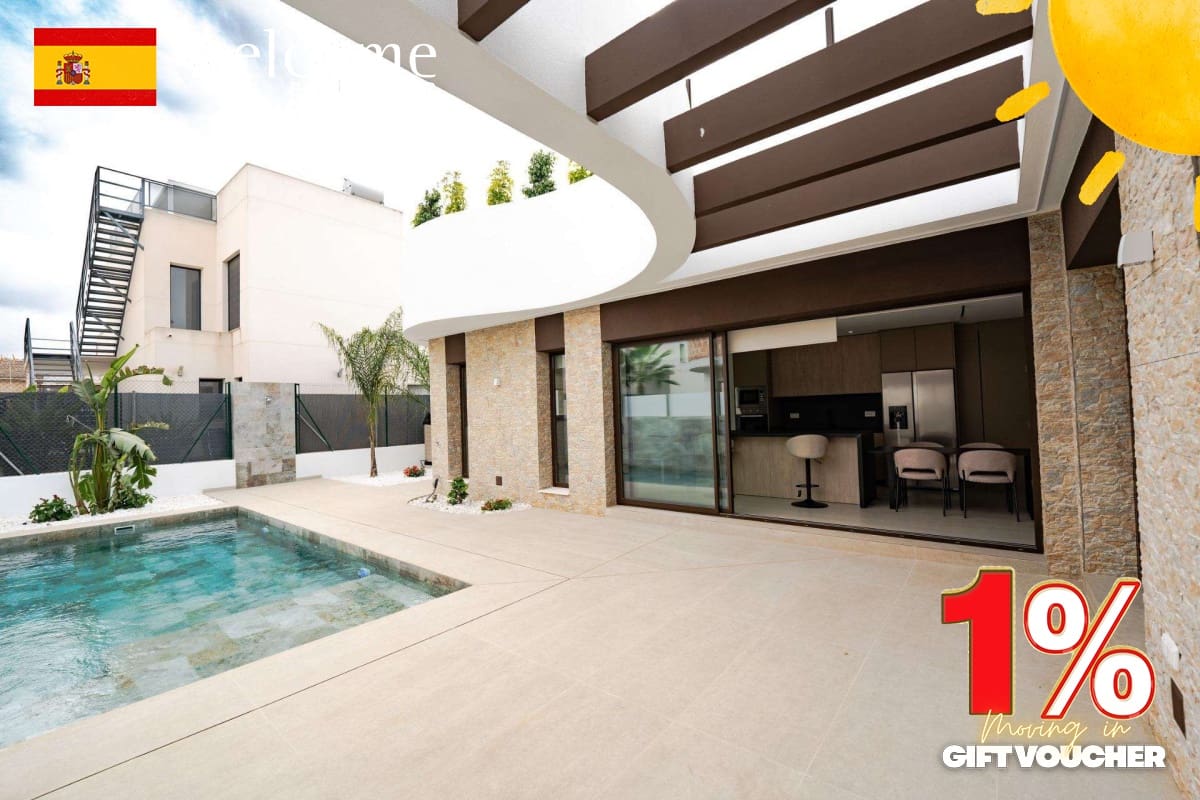 3 slaapkamer Halfvrijstaande villa te koop in Almoradi met garage - € 399.000 (Ref: 9331919)