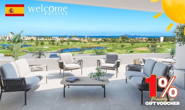 2 camera da letto Appartamento in vendita in Las Lomas de Rame - Bahía Bella, Los Alcázares con piscina - 292.000 € (Rif: 9331951)