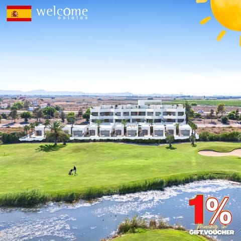 2 slaapkamer Appartement te koop in Las Lomas de Rame - Bahía Bella, Los Alcázares met zwembad garage - € 292.000 (Ref: 9331951)