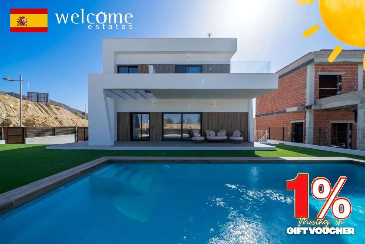 3 bedroom Villa for sale in Finestrat with pool - € 608,000 (Ref: 9331970)