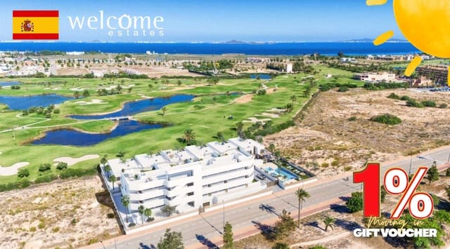 2 slaapkamer Appartement te koop in Las Lomas de Rame - Bahía Bella, Los Alcázares met zwembad garage - € 275.000 (Ref: 9331978)