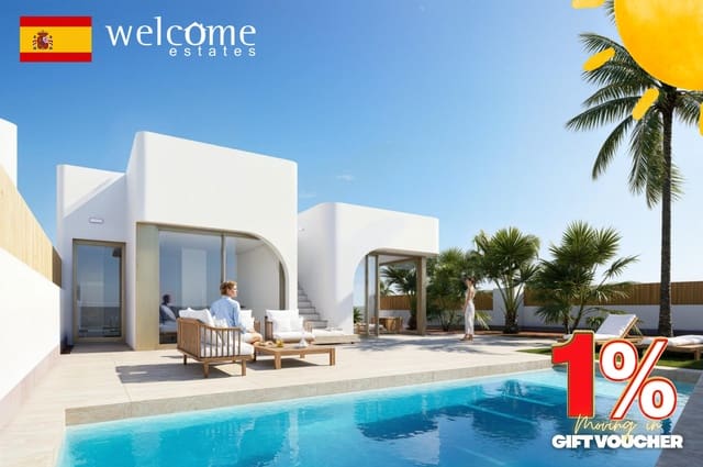 3 chambre Villa/Maison à vendre à Las Lomas de Rame - Bahía Bella, Los Alcázares avec piscine - 589 900 € (Ref: 9331981)