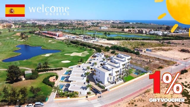 2 chambre Appartement à vendre à Las Lomas de Rame - Bahía Bella, Los Alcázares avec piscine - 339 900 € (Ref: 9331982)