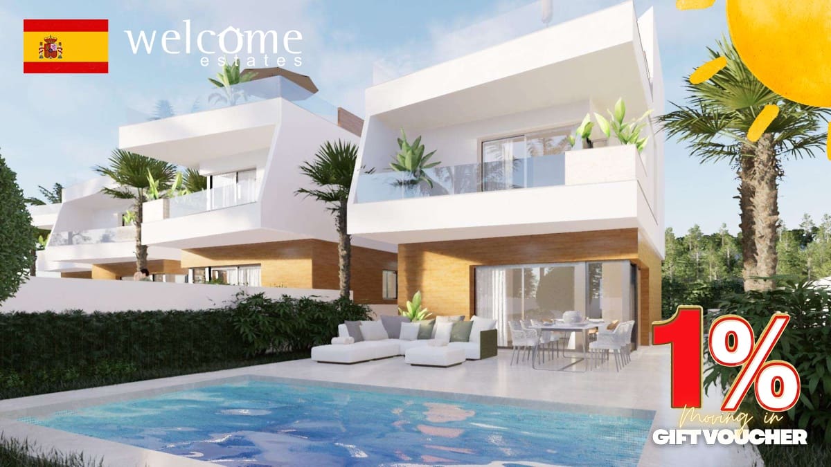 3 bedroom Villa for sale in Pilar de la Horadada with pool - € 474,900 (Ref: 9331988)