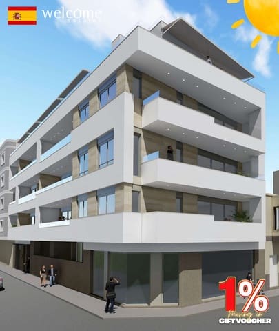 1 makuuhuone Huoneisto myytävänä paikassa Las Piscinas Naturales, Torrevieja - 240 000 € (Ref: 9331991)