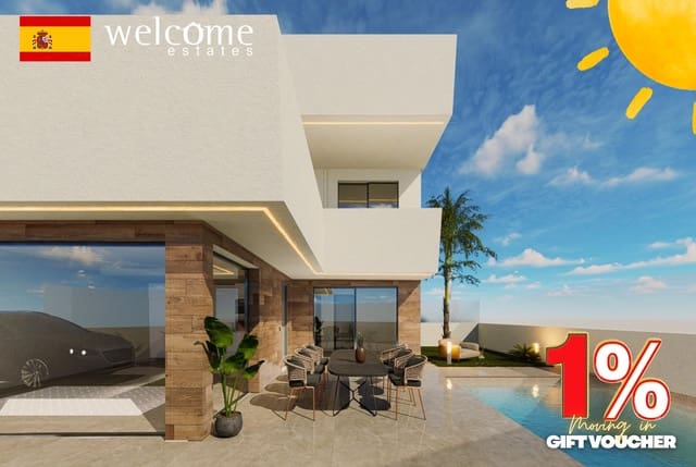 3 Zimmer Villa zu verkaufen in San Pedro del Pinatar ciudad, San Pedro del Pinatar mit Pool Garage - 499.950 € (Ref: 9332003)