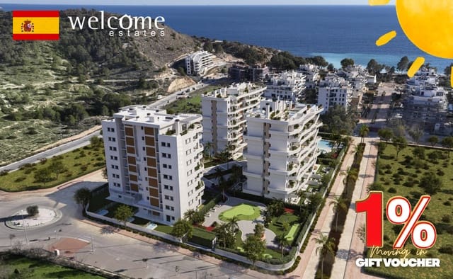 1 makuuhuone Huoneisto myytävänä paikassa Platja Vila Joiosa - Platja de Torres, La Villajoyosa / Vila Joiosa mukana uima-altaan - 329 000 € (Ref: 9332007)