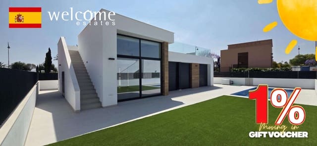 3 sypialnia Willa na sprzedaż w Condado de Alhama, Alhama de Murcia z basenem garażem - 345 000 € (Ref: 9332017)