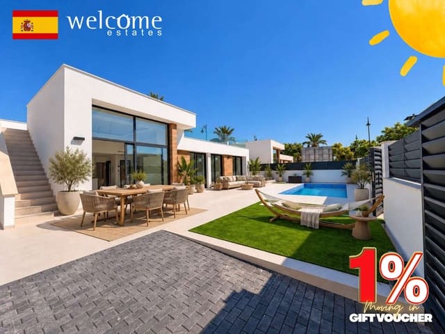 3 soverom Villa til salgs i Condado de Alhama, Alhama de Murcia med svømmebasseng garasje - € 345 000 (Ref: 9332017)