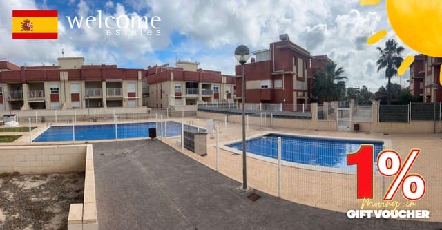 Apartamento de 2 habitaciones en Lomas de Cabo Roig - Los Dolses, Orihuela en venta con piscina - 193.500 € (Ref: 9332023)
