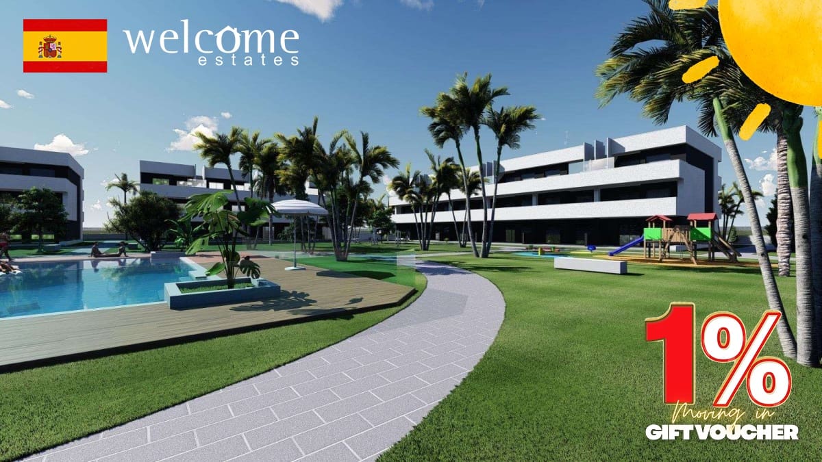 2 makuuhuone Huoneisto myytävänä paikassa Guardamar del Segura mukana uima-altaan 
autotalli - 222 000 € (Ref: 9332047)