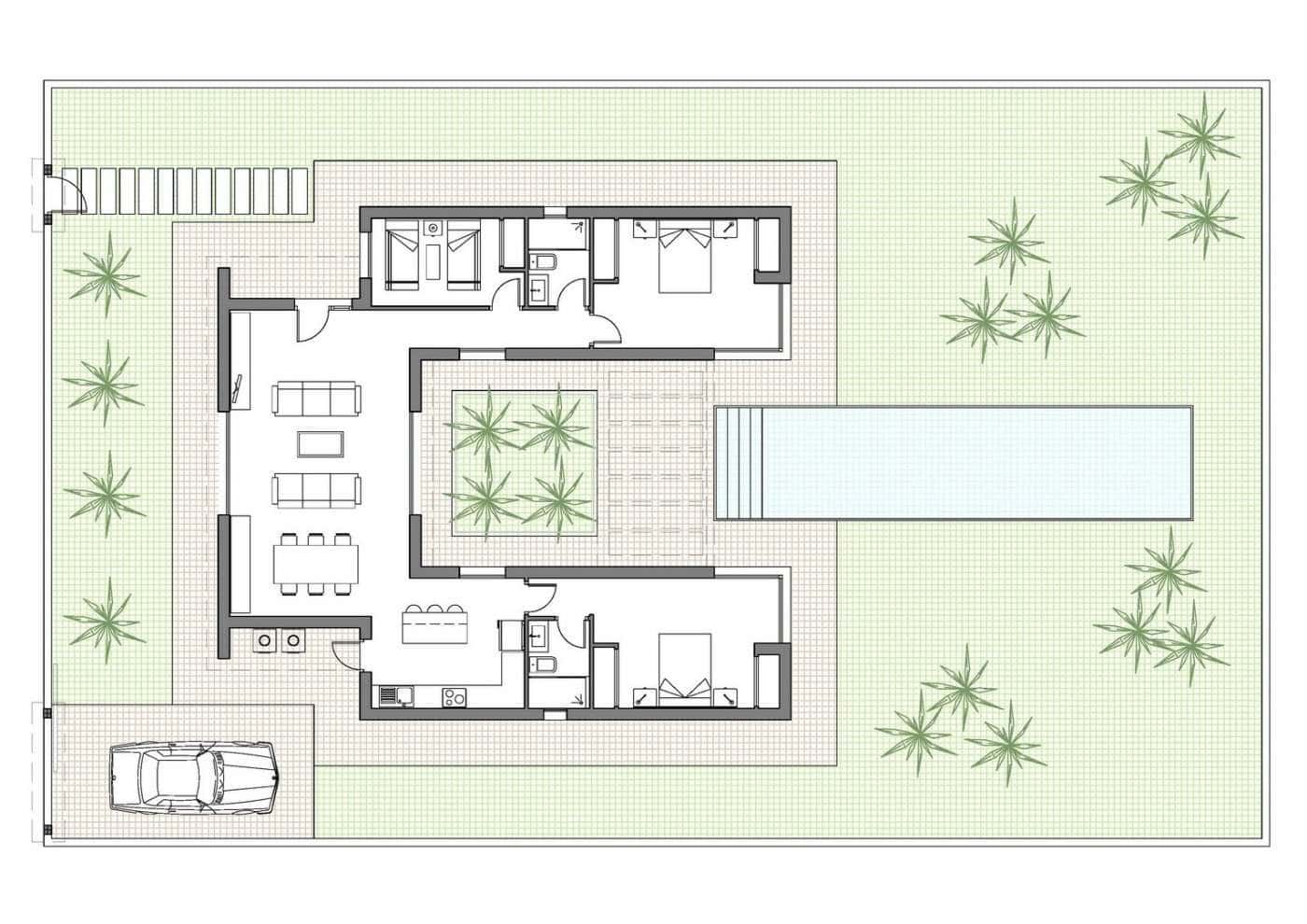3 bedroom Villa for sale in Benijofar with pool - € 567,000 (Ref: 9332057)