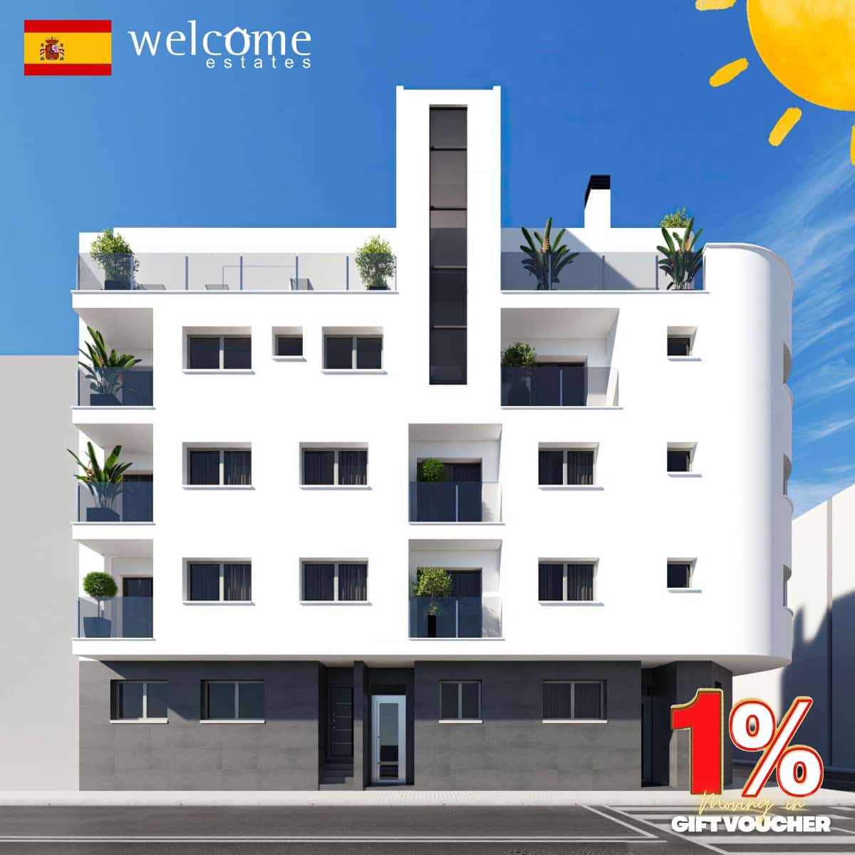 1 slaapkamer Appartement te koop in Torrevieja - € 169.000 (Ref: 9332065)