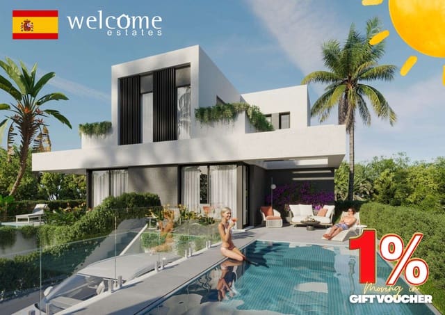 3 chambre Villa/Maison Semi-Mitoyenne à vendre à Golf Bahía, Finestrat avec piscine - 498 000 € (Ref: 9332075)