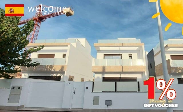 3 chambre Villa/Maison à vendre à Los Peñascos - El Salero - Los Imbernones, San Pedro del Pinatar avec piscine - 419 900 € (Ref: 9332079)