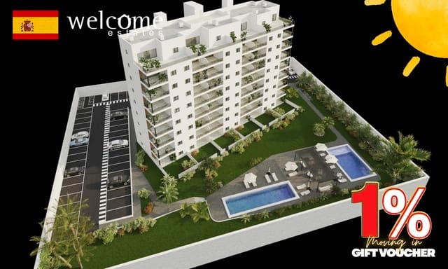 2 slaapkamer Appartement te koop in La Cala de Villajoyosa, La Villajoyosa / Vila Joiosa met zwembad - € 349.000 (Ref: 9332103)