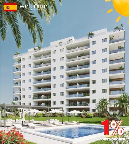 2 makuuhuone Huoneisto myytävänä paikassa La Cala de Villajoyosa, La Villajoyosa / Vila Joiosa mukana uima-altaan - 369 000 € (Ref: 9332104)