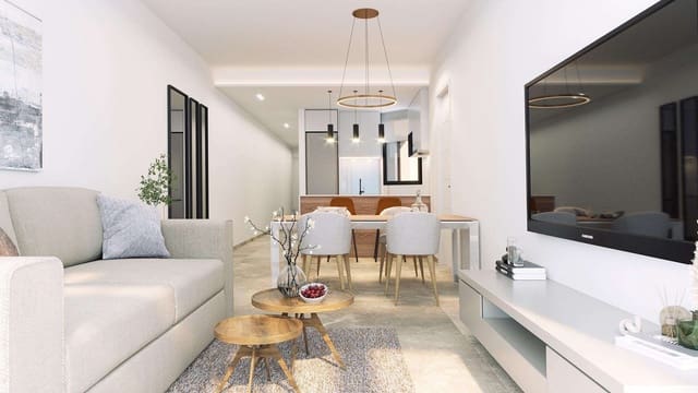 2 makuuhuone Huoneisto myytävänä paikassa Las Piscinas Naturales, Torrevieja mukana uima-altaan - 380 000 € (Ref: 9332106)