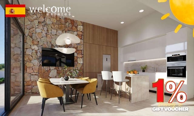 3 slaapkamer Villa te koop in Hacienda del Alamo, Fuente Alamo de Murcia met zwembad - € 379.900 (Ref: 9332120)