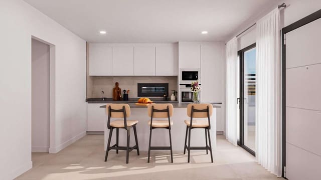 3 makuuhuone Huvila myytävänä paikassa Hacienda del Alamo, Fuente Alamo de Murcia mukana uima-altaan - 379 845 € (Ref: 9332128)