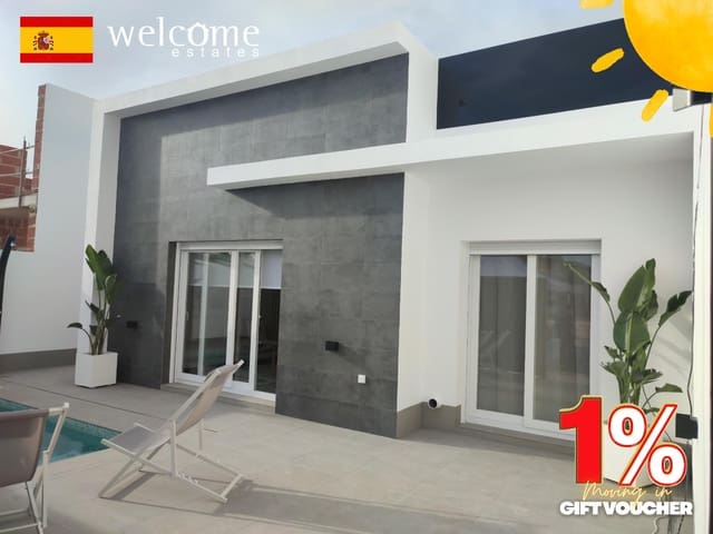 3 soverom Kjedet enebolig til salgs i Balsicas, Torre-Pacheco med svømmebasseng - € 325 000 (Ref: 9332151)