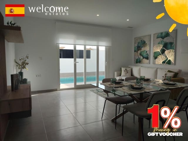 3 soverom Kjedet enebolig til salgs i Balsicas, Torre-Pacheco med svømmebasseng - € 325 000 (Ref: 9332151)