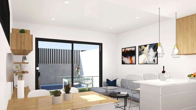 3 Zimmer Doppelhaus zu verkaufen in Santiago de la Ribera, San Javier mit Pool Garage - 400.000 € (Ref: 9332163)