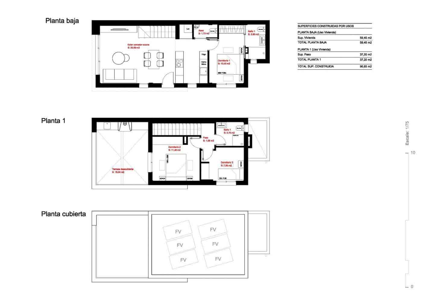 3 slaapkamer Halfvrijstaande villa te koop in Daya Nueva met zwembad - € 307.000 (Ref: 9332169)