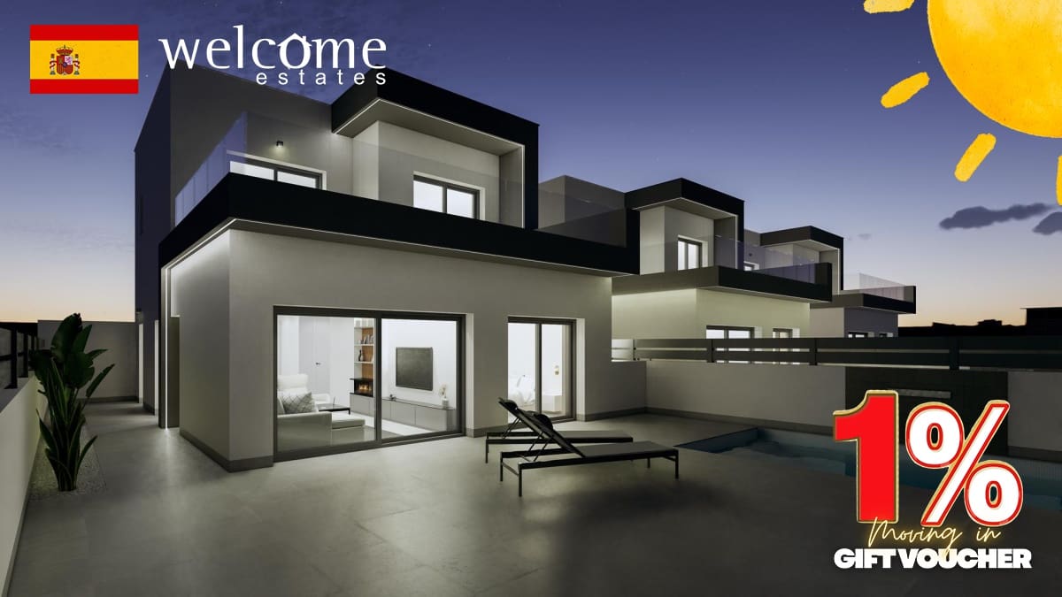 3 soveværelse Semi-Rækkehus til salg i Benijofar med swimmingpool - € 515.000 (Ref: 9332170)