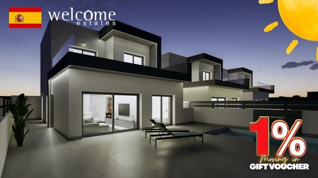 3 soveværelse Semi-Rækkehus til salg i Benijófar med swimmingpool - € 515.000 (Ref: 9332170)