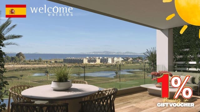 3 makuuhuone Huoneisto myytävänä paikassa Las Lomas de Rame - Bahía Bella, Los Alcázares mukana uima-altaan - 395 000 € (Ref: 9332187)