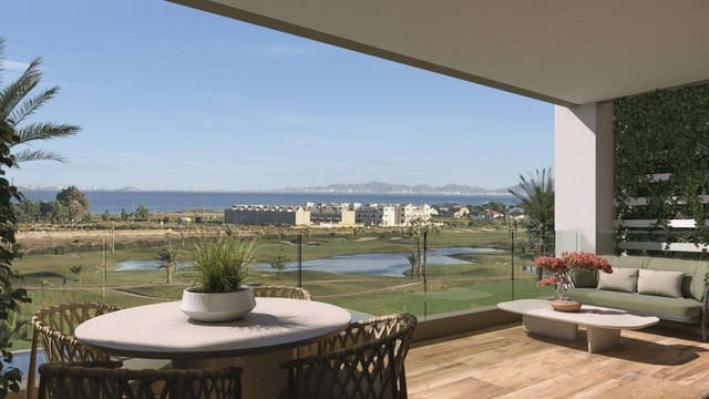 2 Zimmer Apartment zu verkaufen in Las Lomas de Rame - Bahía Bella, Los Alcázares mit Pool - 270.000 € (Ref: 9332189)