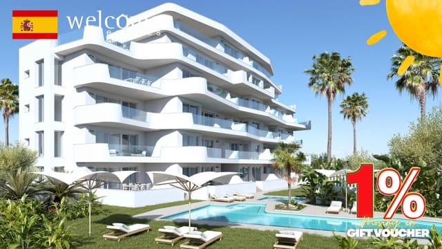 2 sypialnia Apartament na sprzedaż w Mil Palmeras, Pilar de la Horadada z basenem - 365 000 € (Ref: 9332194)