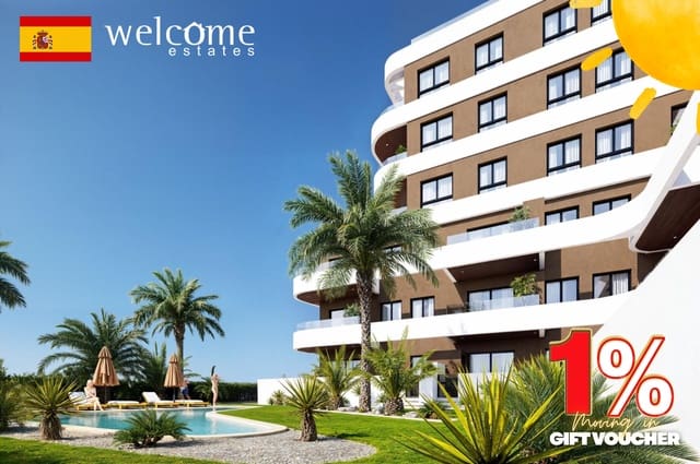 3 quarto Apartamento para venda em Puerto Deportivo, Guardamar del Segura com piscina - 420 000 € (Ref: 9332215)