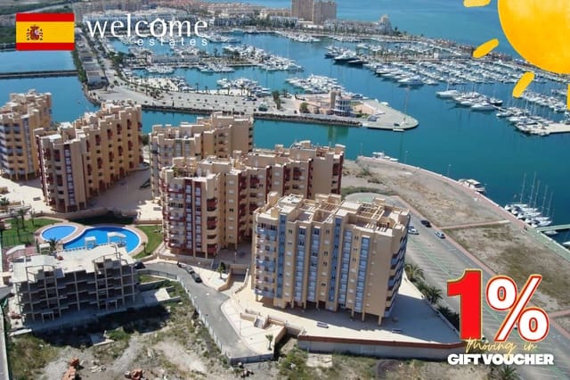 3 slaapkamer Appartement te koop in La Manga del Mar Menor met zwembad - € 240.052 (Ref: 9332243)