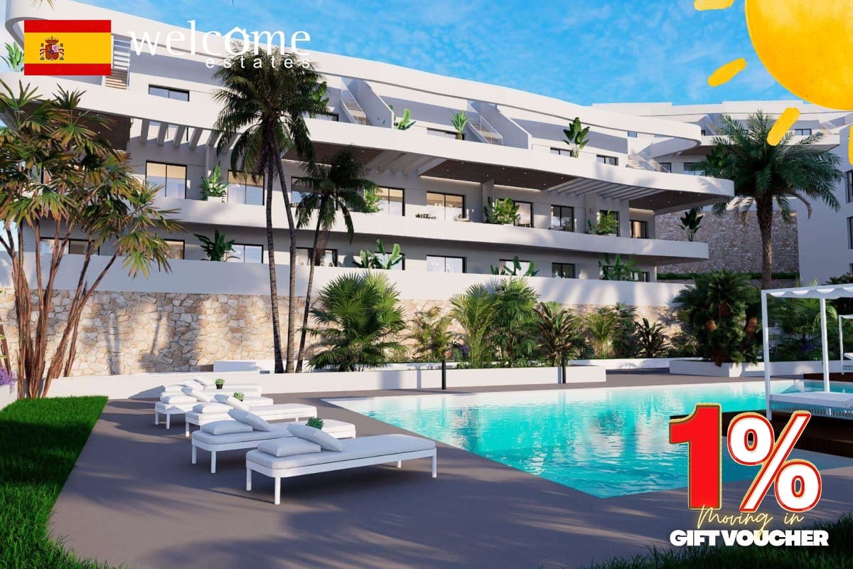 2 bedroom Apartment for sale in Finestrat with pool - € 319,900 (Ref: 9332249)