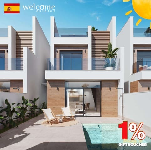 3 bedroom Villa for sale in San Pedro del Pinatar ciudad, San Pedro del Pinatar with pool - € 384,900 (Ref: 9332279)