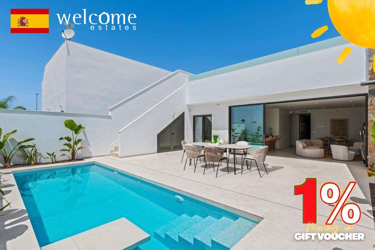 3 chambre Maison de Ville à vendre à Los Alcazares avec piscine - 489 900 € (Ref: 9332283)