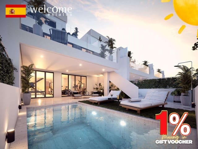 3 sypialnia Dom blizniak na sprzedaż w Las Lomas de Rame - Bahía Bella, Los Alcázares z basenem - 720 000 € (Ref: 9332295)