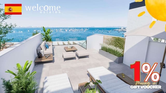 3 slaapkamer Appartement te koop in Lo Pagan, San Pedro del Pinatar met zwembad - € 810.000 (Ref: 9332297)